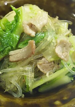 白菜と豚バラのコンソメ炒め-レシピのメイン写真