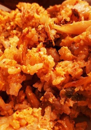 簡単で絶対おいしい！豚肉×キムチ炒飯-レシピのメイン写真