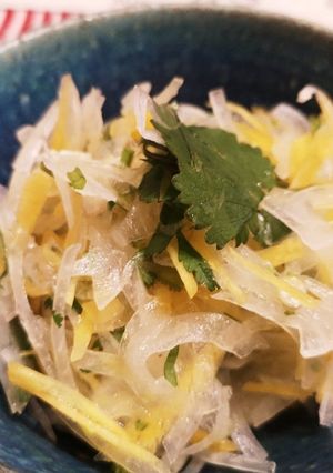 玉ねぎとパクチーのさっぱりサラダ-レシピのメイン写真