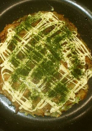 ミネラルお好み焼き♪簡単煮干しパウダー-レシピのメイン写真