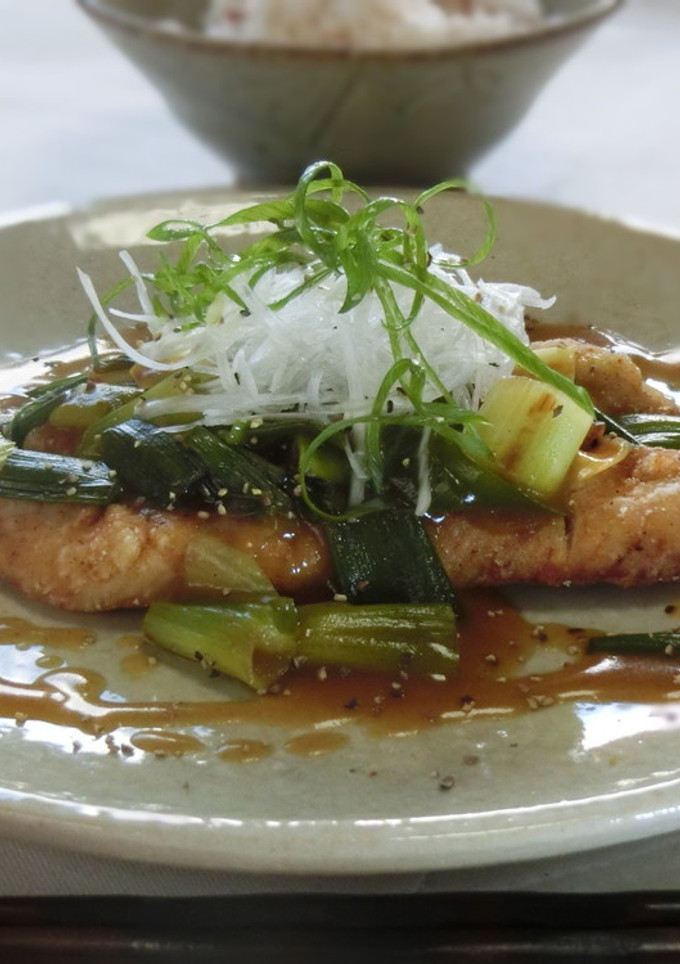 ＠揚げ鶏のネギカレーソース＠-レシピのメイン写真