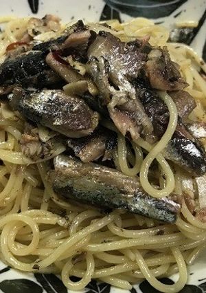 オイルサーディンのパスタ　安い　簡単-レシピのメイン写真