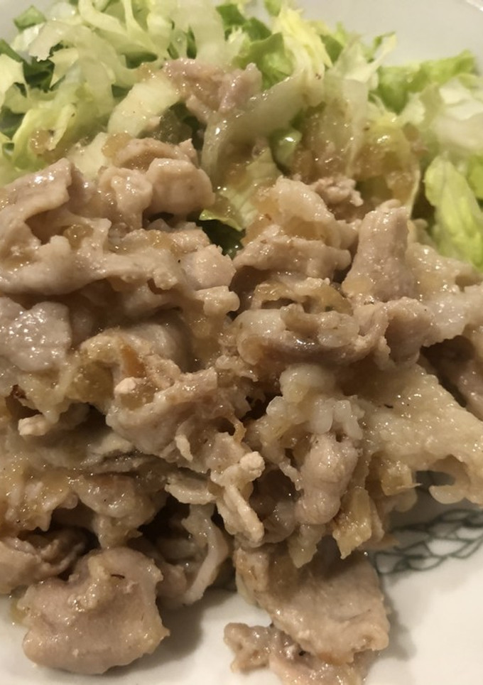 あっという間にさっぱり生姜焼き-レシピのメイン写真