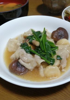 豚肉の治部煮-レシピのメイン写真