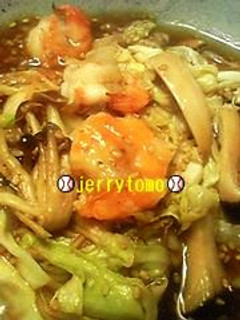 ★エビ&キャベツ&きのこの炒め物★-レシピのメイン写真