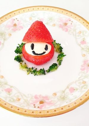 簡単♡可愛いサンタクロース♪-レシピのメイン写真