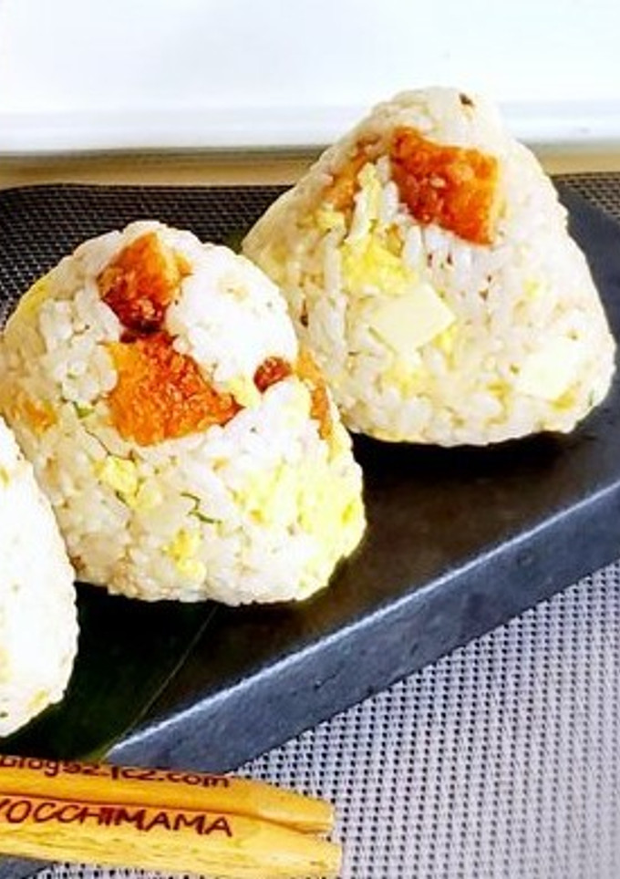 簡単やみつき☆悪魔のがんすおにぎり♪4種-レシピのメイン写真