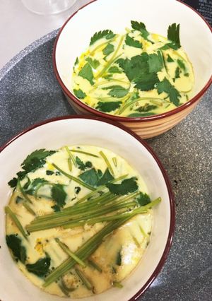 適当でも美味しい三つ葉たっぷり茶碗蒸し-レシピのメイン写真