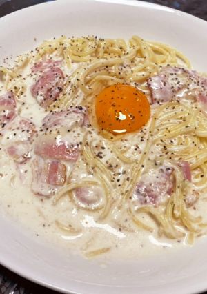 簡単カルボナーラ-レシピのメイン写真