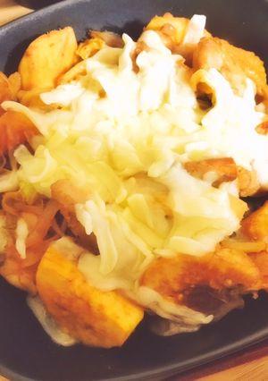 フライパンでチーズタッカルビ-レシピのメイン写真