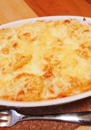 簡単酒肴☆鮭缶スープdeグリルポテト-レシピのメイン写真