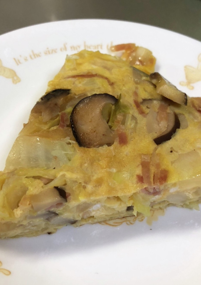白菜の卵焼き（キッシュ風）-レシピのメイン写真