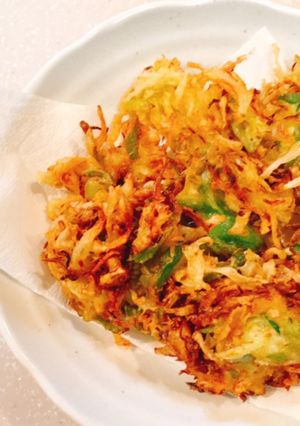 大根とネギの塩糀かき揚げ-レシピのメイン写真