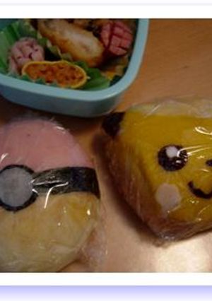 キャラ弁☆簡単『モンスターボールパン♪』-レシピのメイン写真