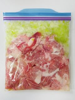 【下味冷凍】豚肉のネギ塩炒め-レシピのメイン写真
