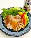 豚肉の蒸し焼き【おろし大根　ゆず仕立て】