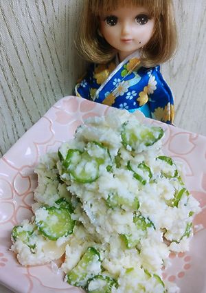 リカちゃん♡お豆腐屋さんのおからサラダ♪-レシピのメイン写真