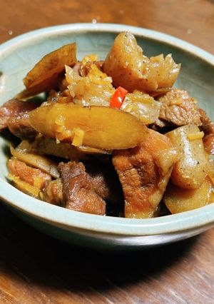 絶品おつまみ✨生姜たっぷり　牛すじ煮込み-レシピのメイン写真