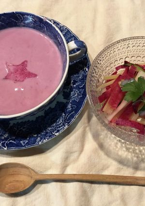 紅くるりのスープ-レシピのメイン写真