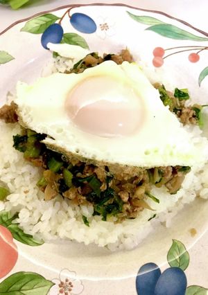 何もしたくない日の時短★中華風ガパオ-レシピのメイン写真