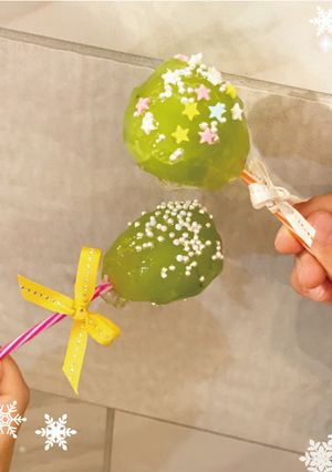 シャインマスカットのゼリーポップ-レシピのメイン写真