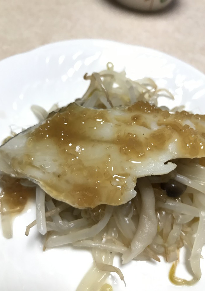 たら蒸し焼き　きざみ玉ねぎだし仕立て-レシピのメイン写真