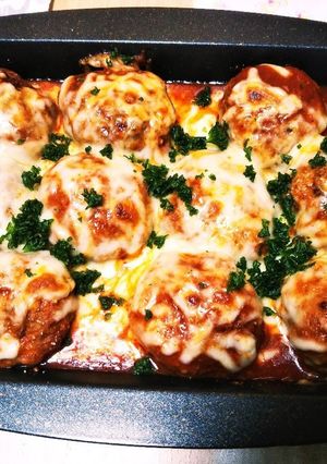 前日仕込みの煮込みハンバーグ-レシピのメイン写真