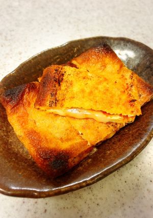 超簡単♪チーズとろりん♪油揚げ焼き-レシピのメイン写真