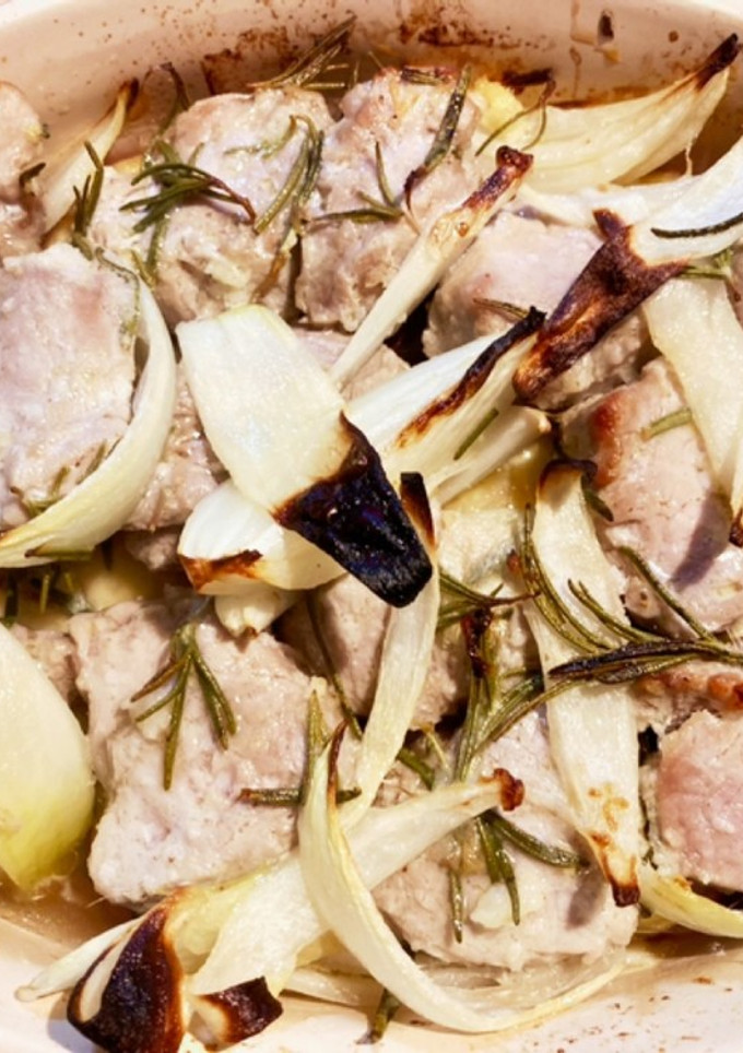 豚ヒレ肉とさつまいものオーブン焼き♪-レシピのメイン写真