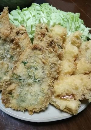 刻み紫蘇の鰯と葱フライ-レシピのメイン写真