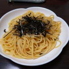 簡単！お茶漬けの素パスタ-レシピのメイン写真