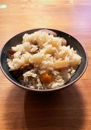 おせちにもう一品！お煮しめで中華風おこわ-レシピのメイン写真