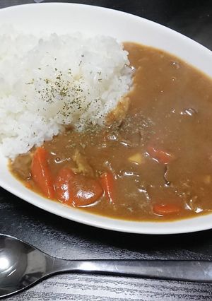マイクロウェーブカレー-レシピのメイン写真