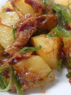 焼き鳥の缶詰で簡単マヨじゃが炒め-レシピのメイン写真