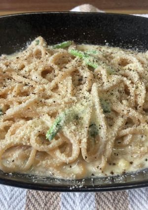 クリームパスタ（フライパン１つのみ)-レシピのメイン写真