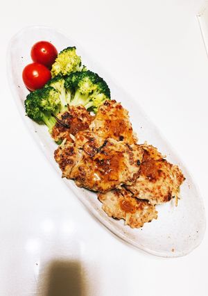 混ぜて焼くだけもやしつくね-レシピのメイン写真