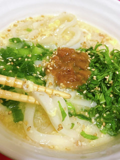 包丁不要!大葉と梅のあんかけうどん-レシピのメイン写真