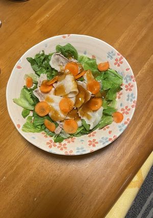 豚バラとレタスの温サラダ-レシピのメイン写真