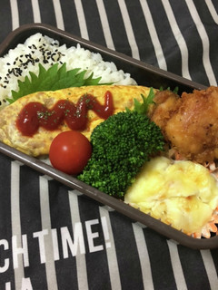 男子高校生弁当★108 唐揚げ弁当-レシピのメイン写真