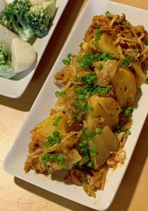 レンジで簡単！☆ツナじゃがキムチ-レシピのメイン写真