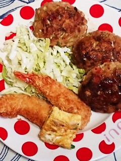 和風ハンバーグwithキャベツ-レシピのメイン写真