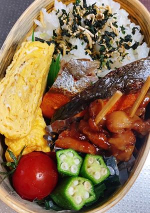 レンチン焼き鳥弁当-レシピのメイン写真