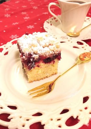 フルーツシュトロイゼルケーキ♪-レシピのメイン写真