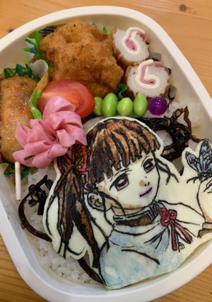 キャラ弁　オブアート弁　鬼滅　かなを-レシピのメイン写真