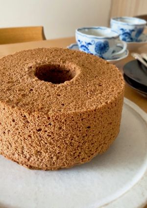 ★ココアシフォンケーキ★.。.:*-レシピのメイン写真
