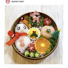 クリスマス☆ぴえんおにぎりで雪だるま-レシピのメイン写真