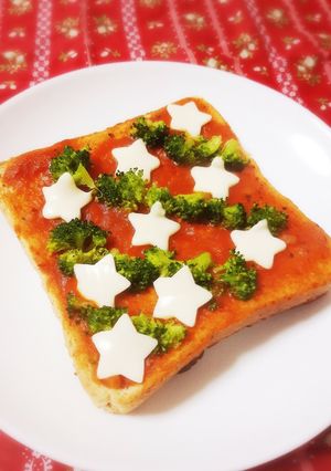 クリスマス♪トースト-レシピのメイン写真