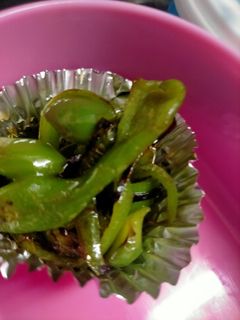 ピーマンの塩昆布和え☆-レシピのメイン写真
