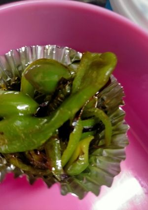 ピーマンの塩昆布和え☆-レシピのメイン写真
