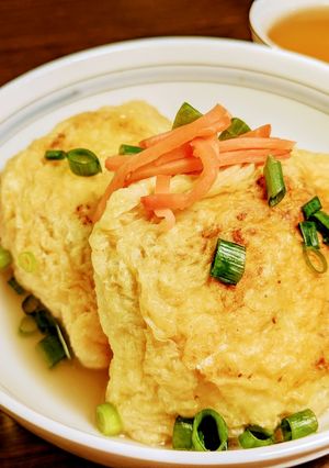 【減塩レシピ】チーズ風味じゅわっときつね-レシピのメイン写真